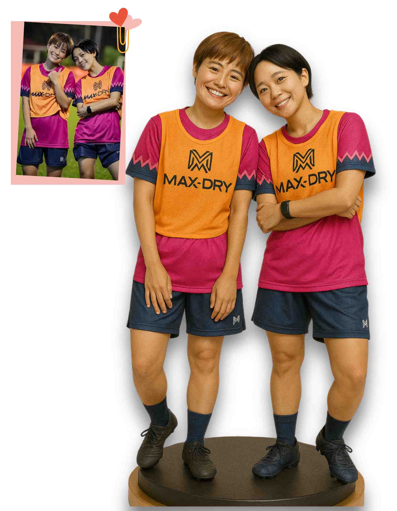 Soccer couple Figurines : For the Duo That Plays as One 💑