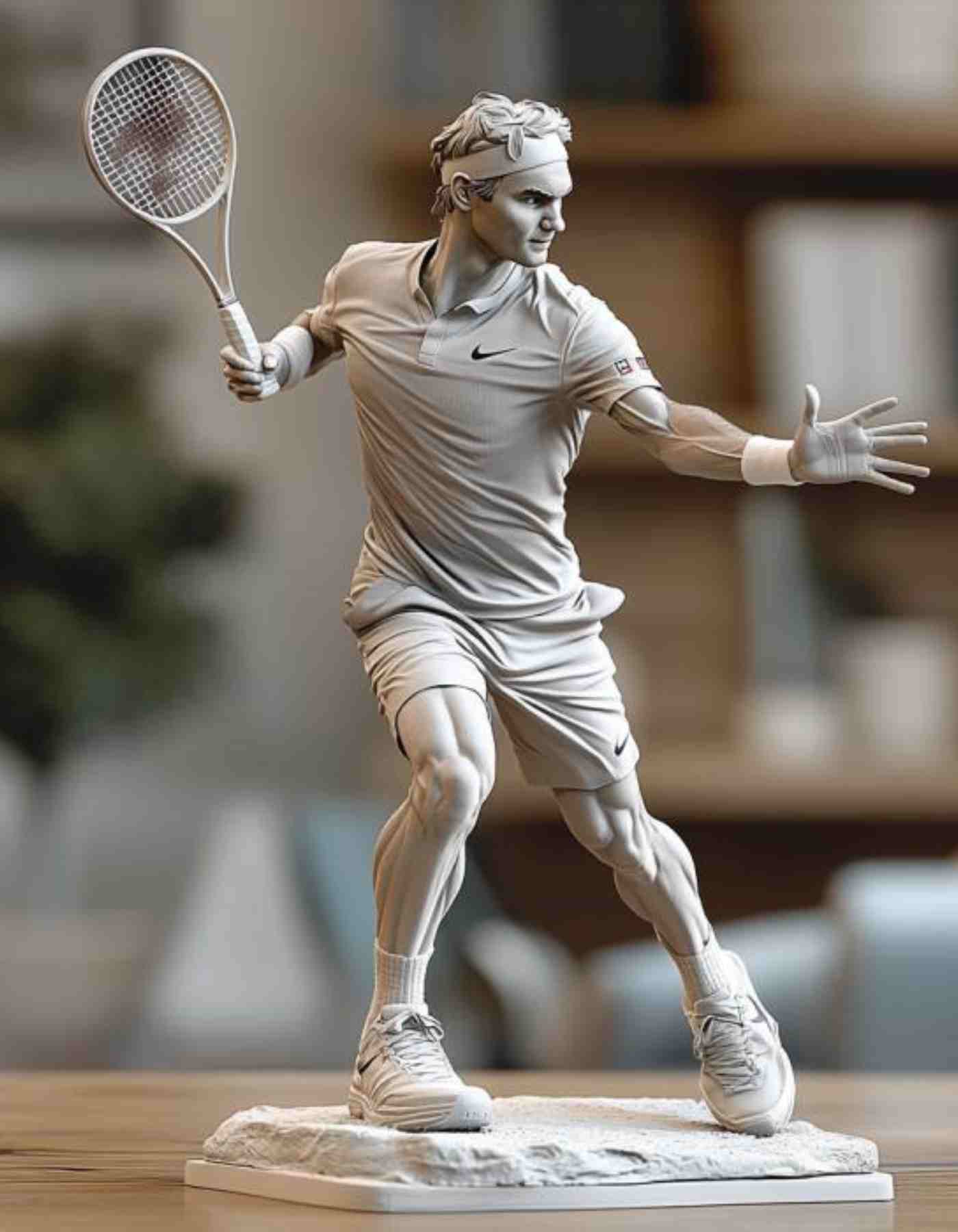 Custom tennis gifts-  Custom Sculpted & 3D printed in any pose you choose!