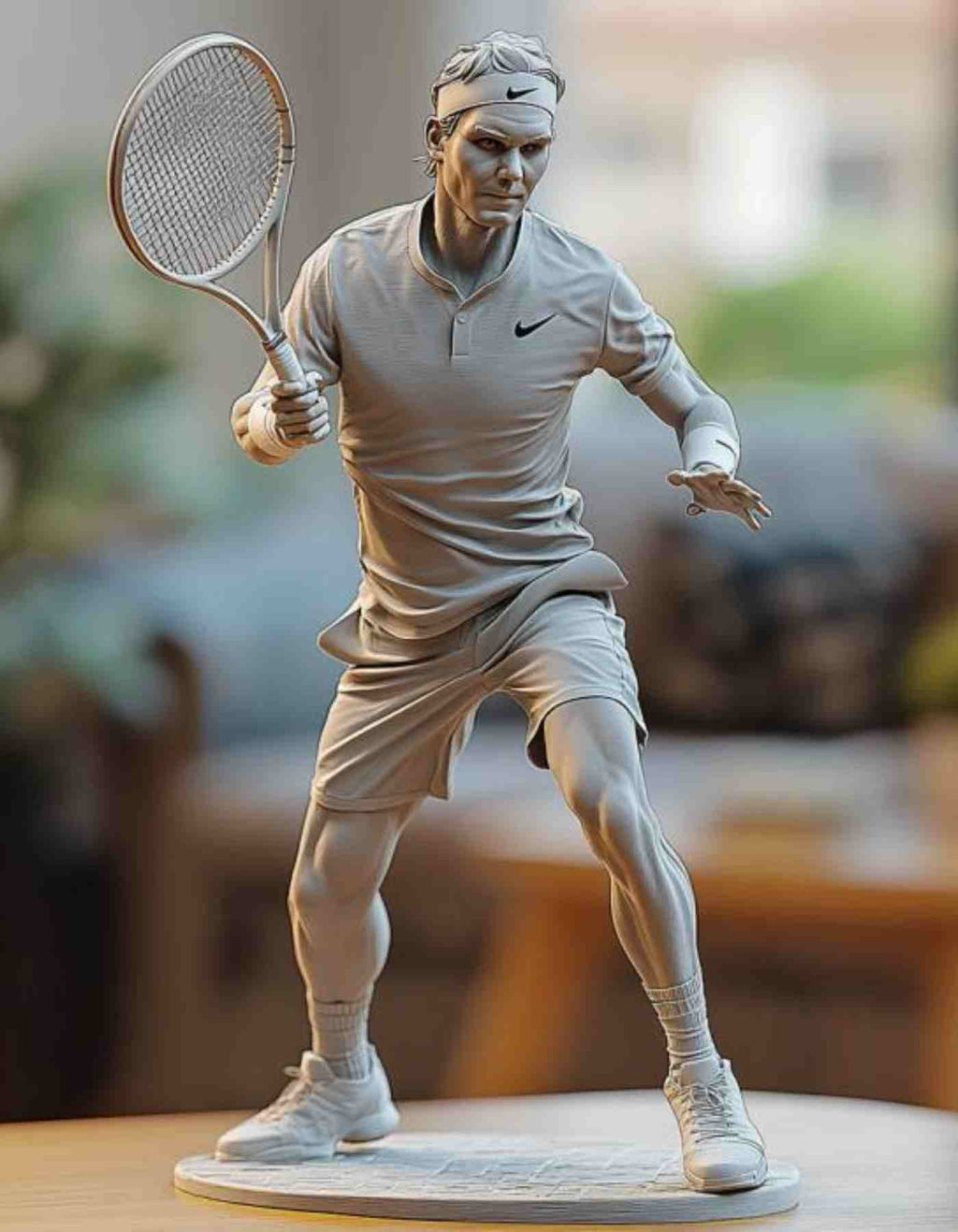 Custom tennis gifts-  Custom Sculpted & 3D printed in any pose you choose!