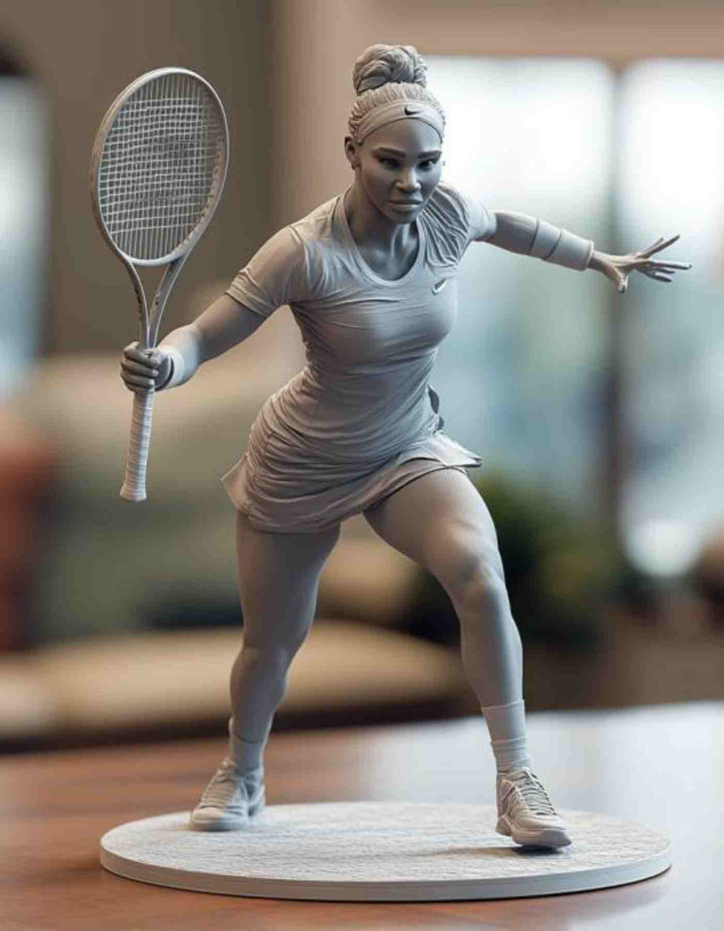 Custom tennis gifts-  Custom Sculpted & 3D printed in any pose you choose!