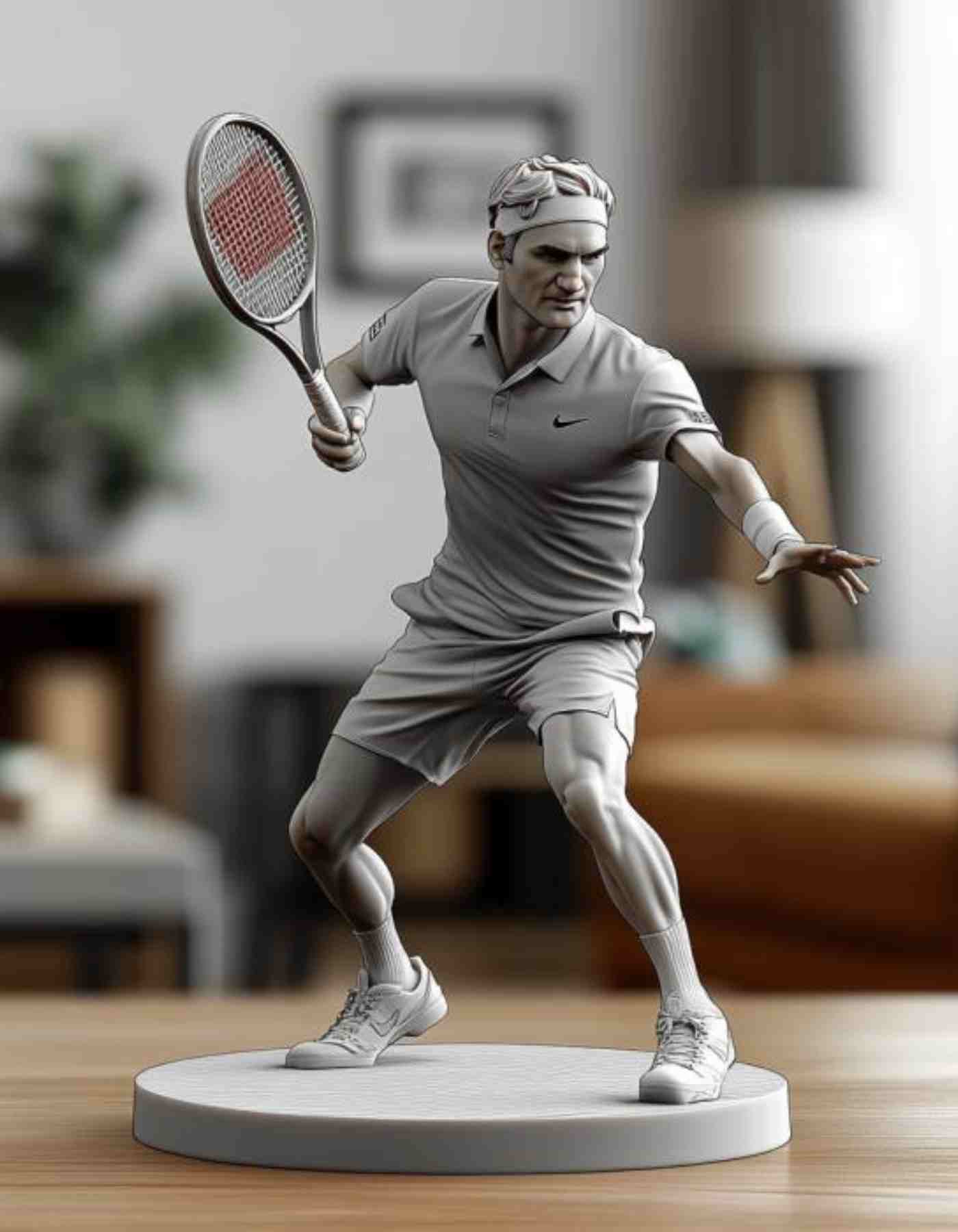 Custom tennis gifts-  Custom Sculpted & 3D printed in any pose you choose!