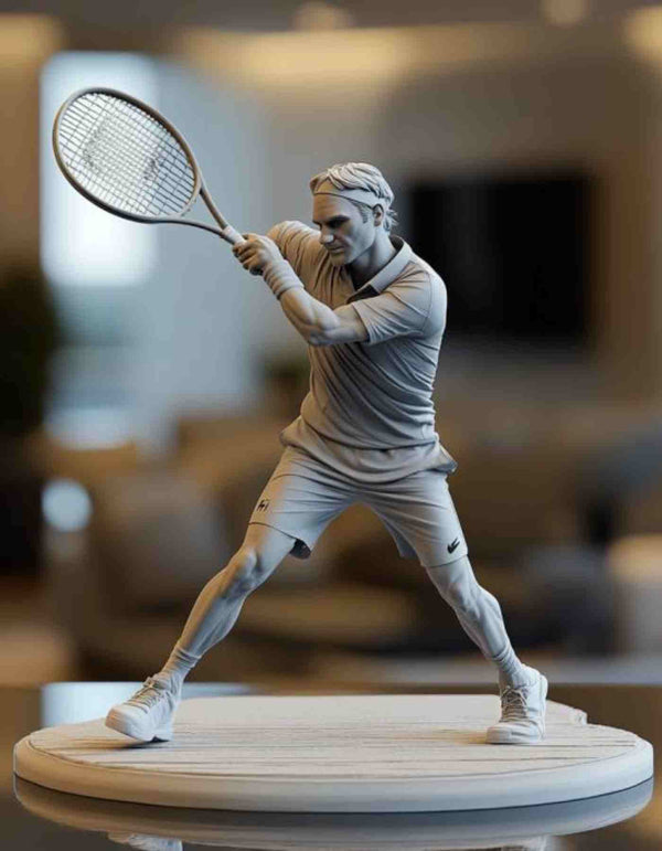Custom tennis gifts- 3D Sculpted & 3D printed in any pose you choose ...