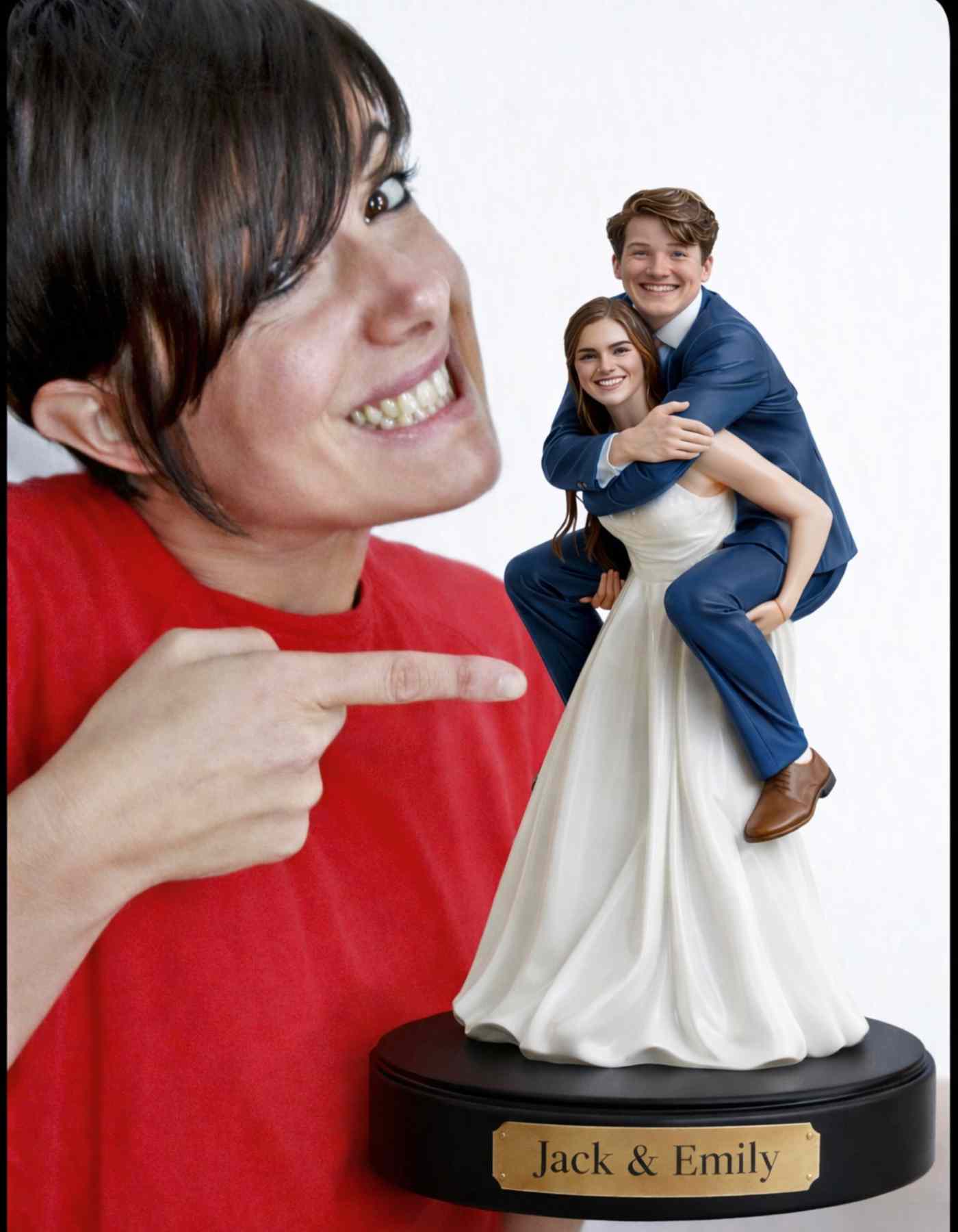 Custom Wedding Gifts for couples in their fave pose & Outfit