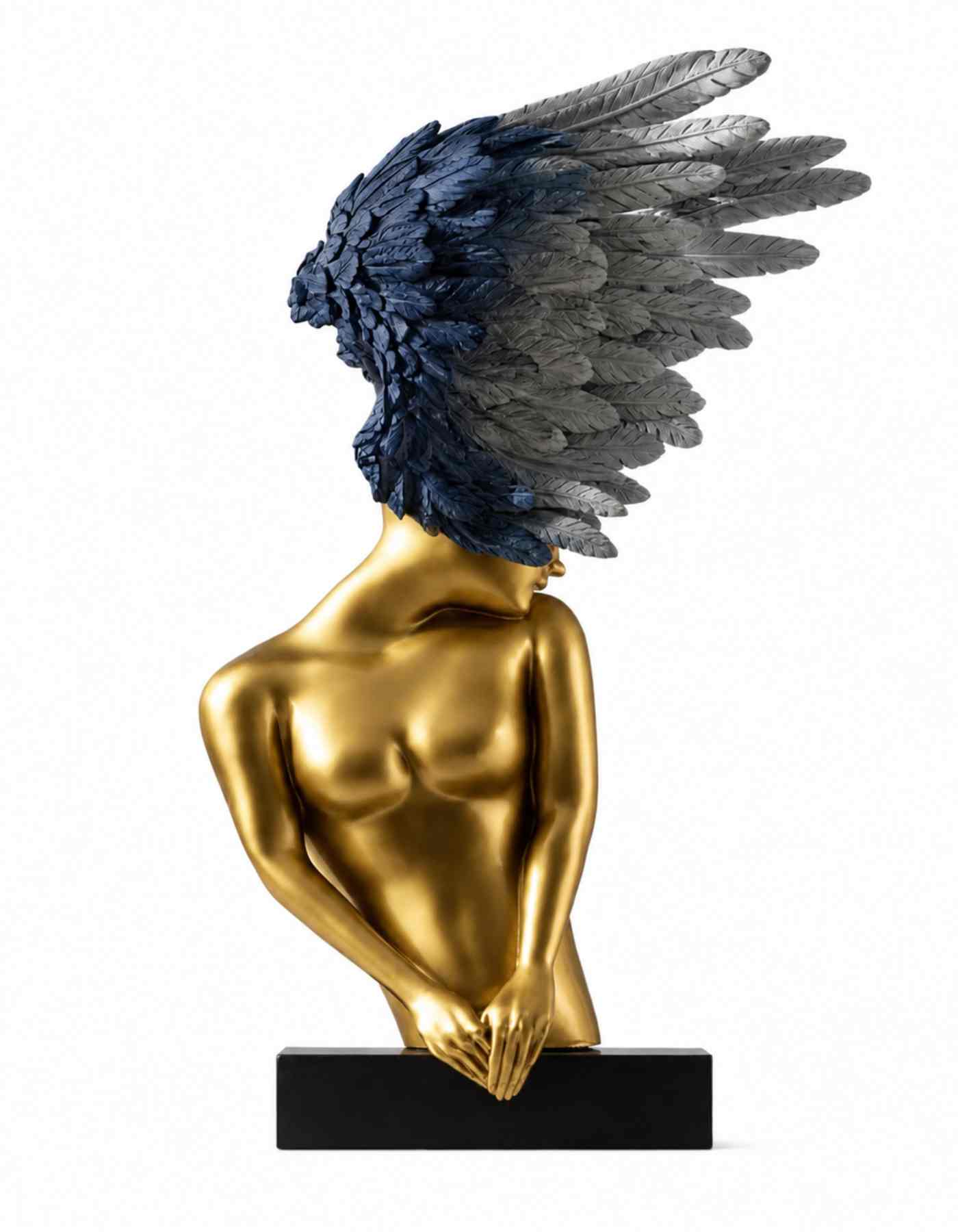 Winged Bust sculpture