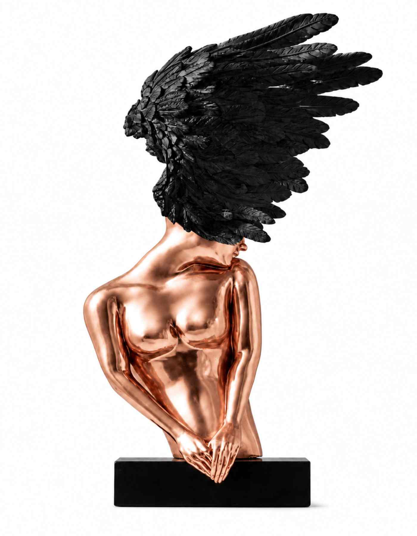 Winged Bust sculpture