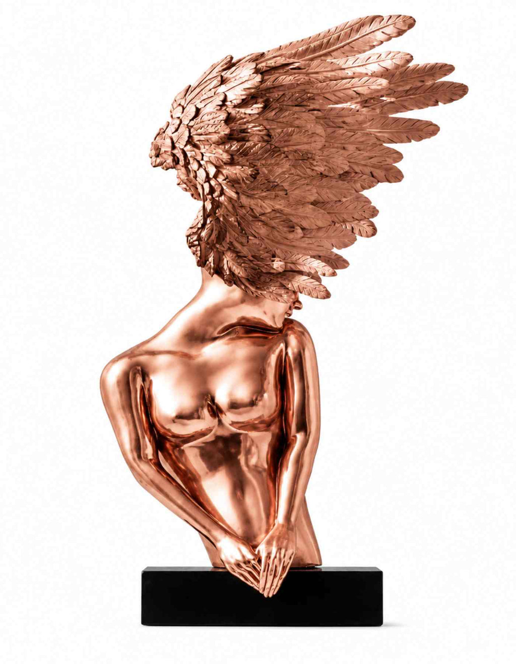 Winged Bust sculpture