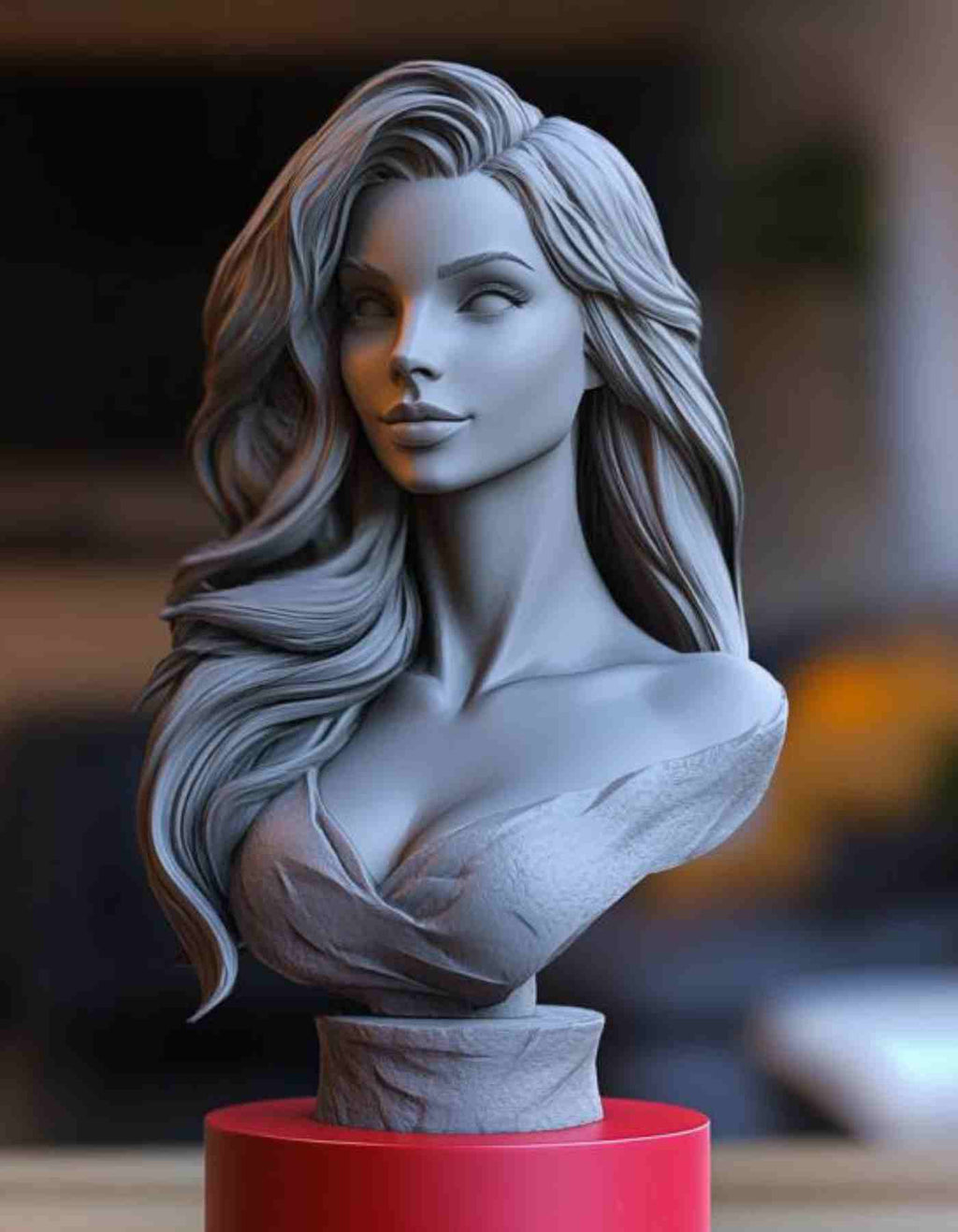 Custom gifts for girlfriend : Personalized 3D Sculpture of herself She’ll Love!